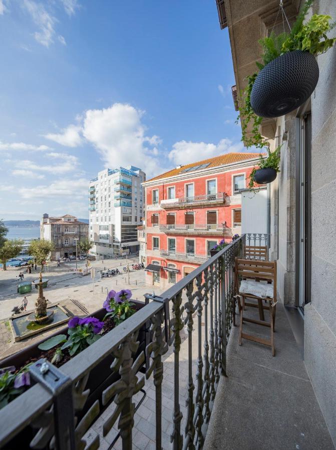 Refugio De Paz Y Encanto En El Corazon De Vigo Con Vistas Al Mar Exteriör bild